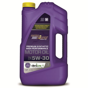 Royal Purple 53530 Premium Synthetic High Performance Multi-Grade 5W30 Motor Oil - 5 Quart