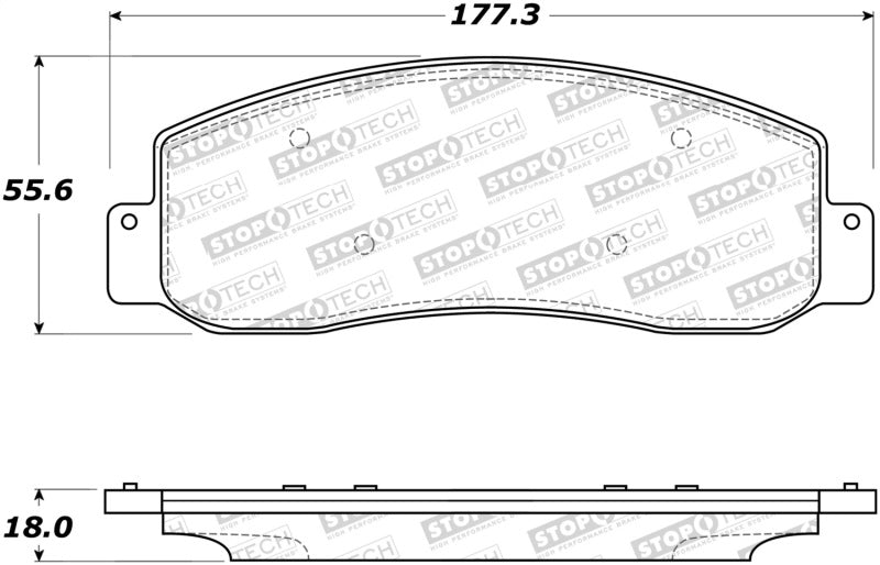 Stoptech 308.1069 Street Brake Pads