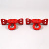 fits Ford 17-22 Racing M-18954-SDR Super Duty Tow Hooks - Red (Pair)