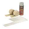 DEI  10331 Powersport Motorcycle Exhaust Wrap Kit - Tan Wrap w/Aluminum HT Silic