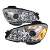 Spyder 5042255 fits Mercedes Benz C-Class Projector Headlights Halogen - DRL Ch