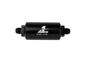 Aeromotive 12375 In-Line Filter - AN-08 size Male - 10 Micron Microglass Elem