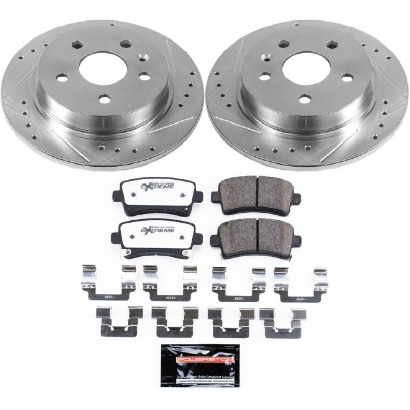 PowerStop K5531-26 12-16 fits Buick LaCrosse Rear Z26 Street Warrior Brake Kit