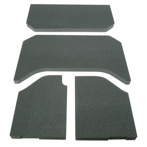DEI  50131 fits Jeep 07-10 Wrangler JK 4-Door Boom Mat Headliner - 4 Piece - Bla