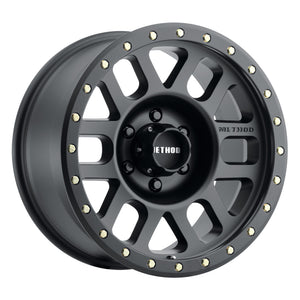 Method MR30978562500 MR309 Grid 17x8.5 0mm Offset 6x120 83mm CB Matte Bl
