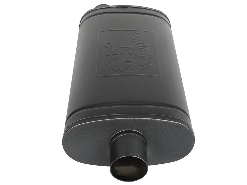 AFE 49M00016-B orce-Xp 409 SS Muffler w/ Black Finish 3in Center/Offset 22in L