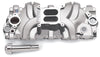 Edelbrock 7159 Intake Manifold Single Quad Perf RPM BBC 409 Inwin Lg Port As-Cast