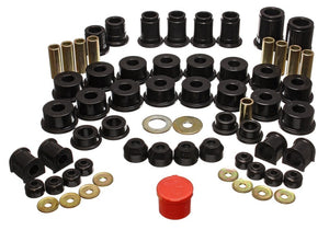 Energy Suspension 8.18103G 90-95 fits Toyota 4 Runner 2WD/4WD Black Hyper-Flex Master Bushing Set