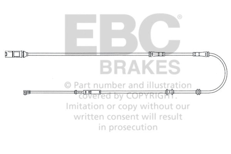 EBC EFA129 fits BMW 10-15 740i 3.0TT (F01) Rear Wear Leads