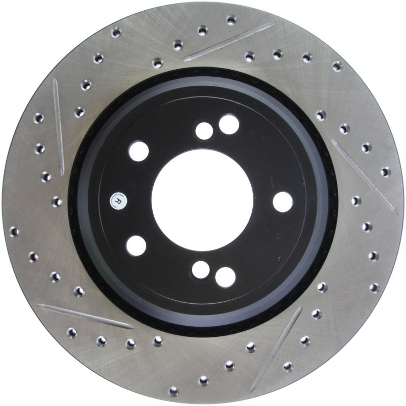 Stoptech 127.34054R 00-03 fits BMW M5 (E39) Slotted & Drilled Right Rear Rotor