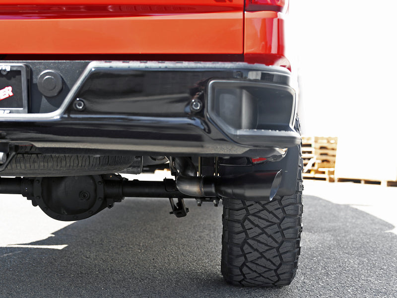 AFE 49-34109-B  Series 3in 304SS Exhaust Cat-Back w/Blk Tip 2019 fits GM Silver