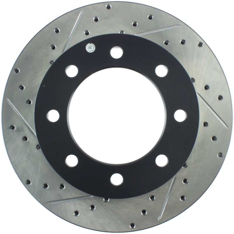 Stoptech 127.65112R Slotted & Drilled Sport Brake Rotor