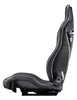 SPARCO 00974ZNRSX Seat SPX Leather/Alcantara Black - Left