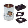 Spectre 8705 Air Flow Sensor Mount 3in. w/Collar - Chrome