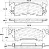 Stoptech 308.0052 Street Brake Pads