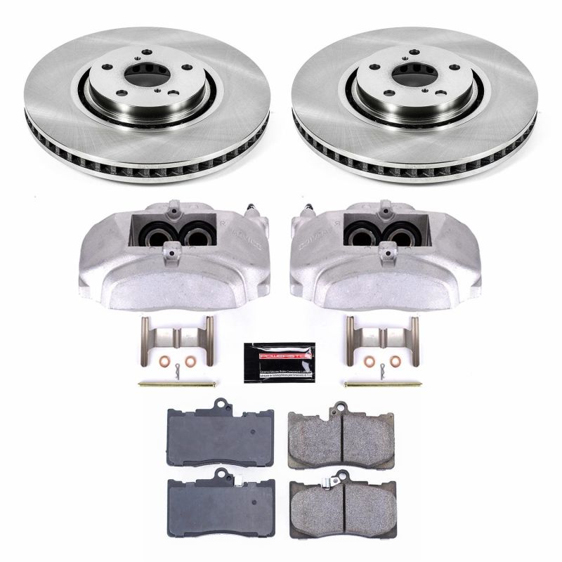 Power Stop KCOE4634 07-11 fits Lexus GS350 Front Autospecialty Kit w/Cals