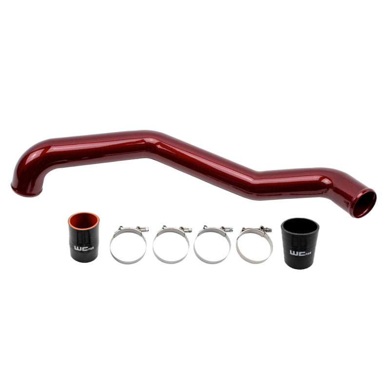 Wehrli 17-19 GM Duramax L5P Driver Side 3in Intercooler Pipe - Flat Black