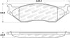 Stoptech 308.0777 Street Brake Pads