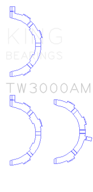 King TW3000AM fits Ford 6.7L Power Stroke V8 Diesel Thrust Washer Set