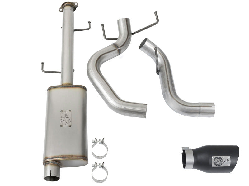 AFE 49-46003-1B orce Xp 3in SS Cat-Back Single Side Exit Exhaust w/Black Tips 0