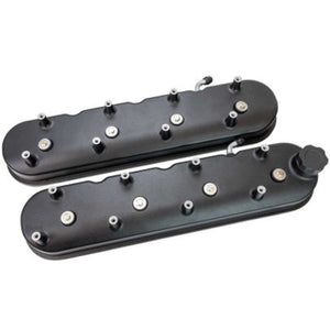 Moroso 68507 fits GM LS 1-1/2in Tall OEM Coil Mounts Black Satin Aluminum Valve