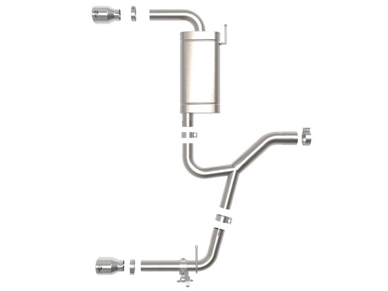 AFE 49-36349-P fits BMW X1 F48 L4 2.0L (t) MACH Force-Xp 3 to 2-1/2 IN SS Axle-