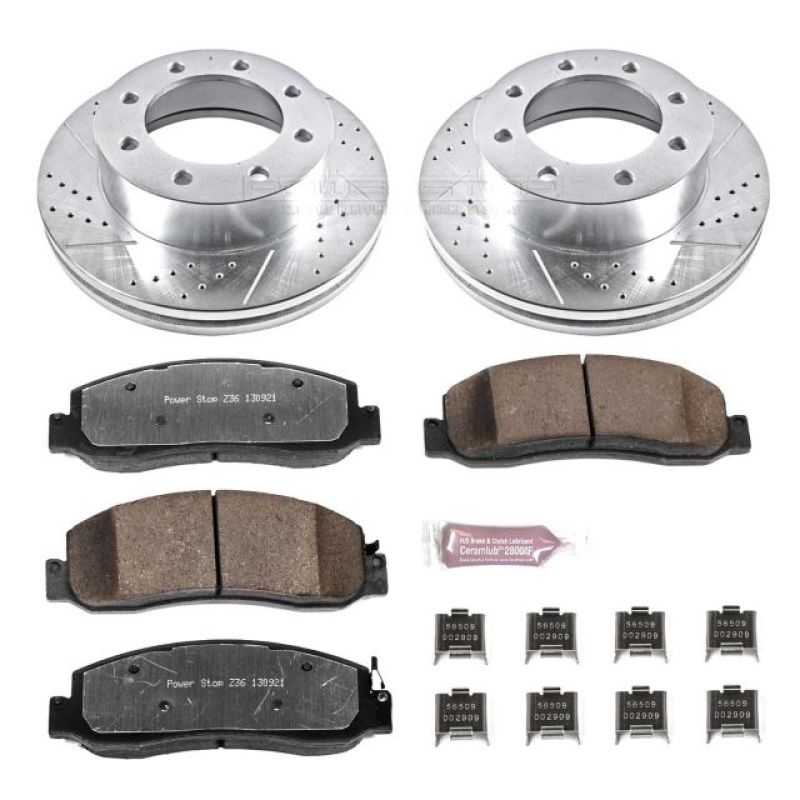 Power Stop K5412 36 fits Ford F-350 Super Duty Front Z36 Truck & Tow Brake Kit