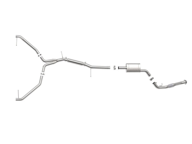 AFE 49-36446 fits Audi A4 L4-2.0L (t) MACH Force-Xp 3in to 2-1/2in Stainless St