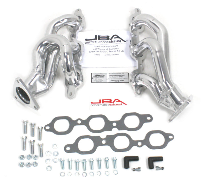 JBA 1842S-10JS GM Truck 4.3L V6 1-5/8in Primary Silver Ctd Cat4Ward Header