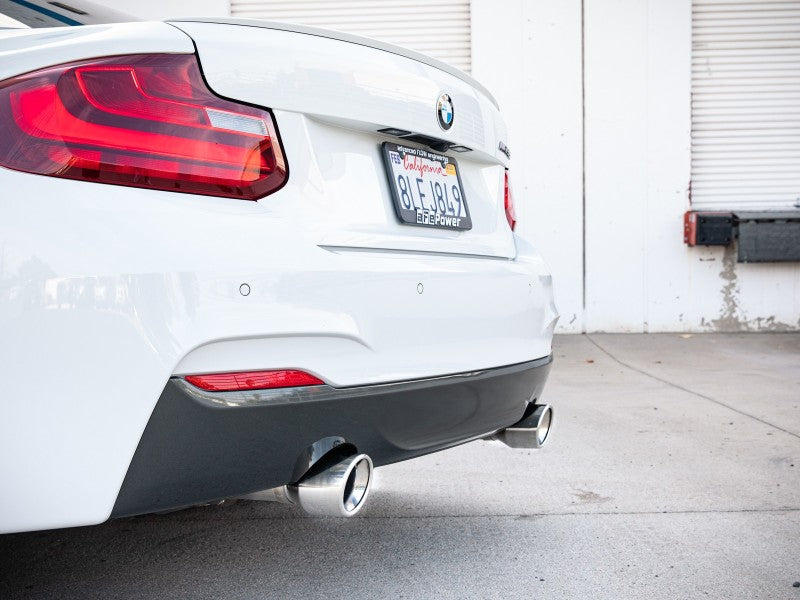 AFE 49-36348-P rce XP 3in to 2.5in 304 SS Axle-Back Exhaust w/ Polished Tips 14