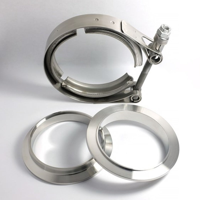 Stainless Bros 603-05010-0002 2.0in 304SS V-Band Assembly - 2 Flanges/1 Clamp