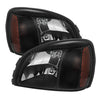 5079824 Xtune fits Cadillac 00-20 Deville 2005 Crystal Headlights Black HD-JH-