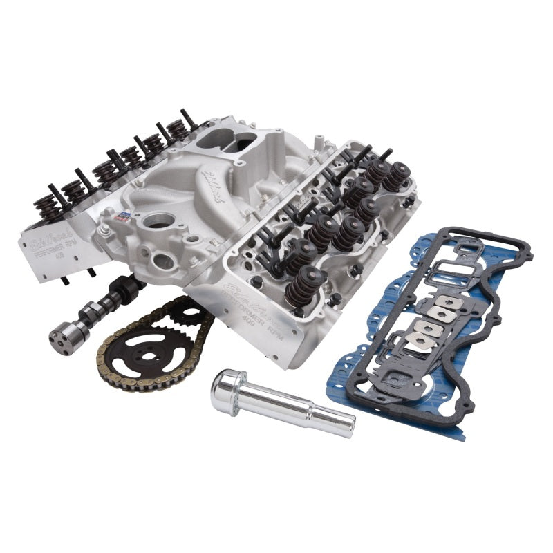Edelbrock 2039 Power Package Top End Kit Performer RPM 348-409 BB fits Chevy W-Series V8 450+ Hp