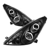 Spyder 5011848 fits Toyota 00-05 Celica Projector Headlights LED Halo DRL Blk H