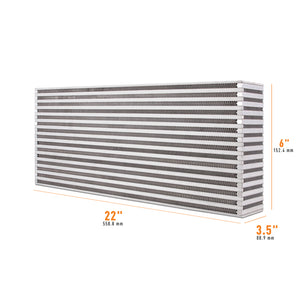 Mishimoto MMUIC-09 Universal Air-to-Air Intercooler Core - 22in / 6in / 3.5in