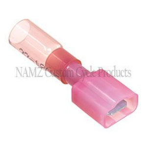 NAMZ NIS-19164-0015 Heat Sealable .25in. Male Quick Disconnect Terminals 22-18g