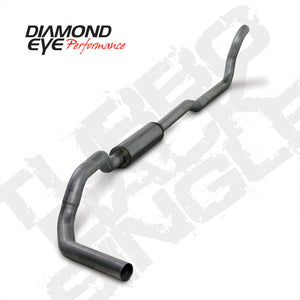 Diamond Eye Performance K4209S-RP Diamond Eye KIT 4in Turbo Back MRP SGL SS DDG2X4 89-93 fits Dodge 5.9L Cummins 2500/3500