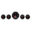 AutoMeter 1201 Designer Black II 3-3/8in and 2-21/16in 5 pc. Electric Speedometer Gauge