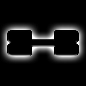 ORACLE Lighting 3141-X-001 Universal Illuminated LED Letter Badges - Matte Blk Surface Finish - X