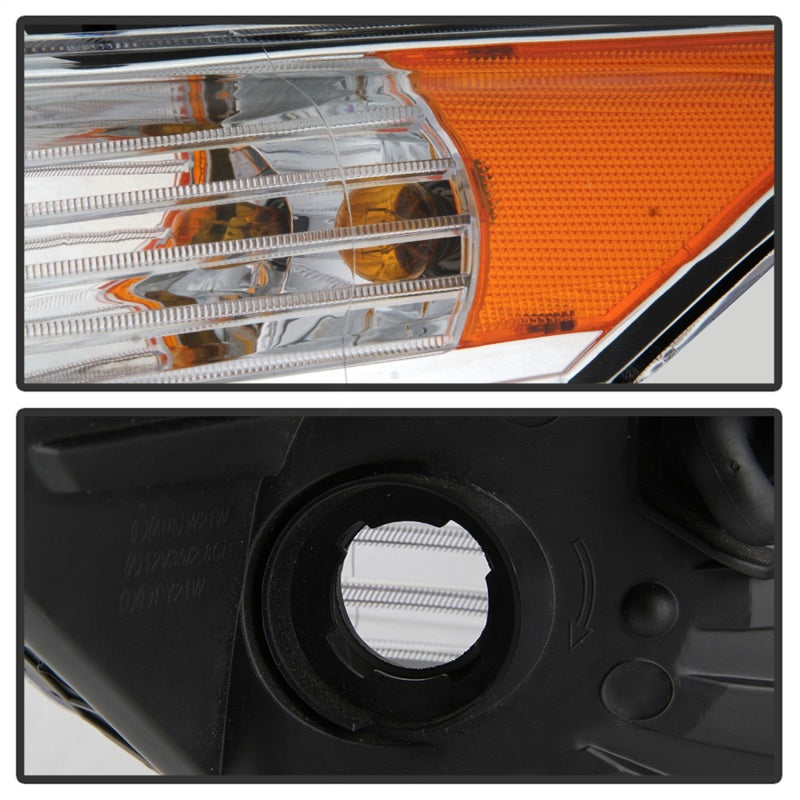 xTune 9042225 09-14 fits Acura TSX Projector Headlights - Light Bar DRL - Chrom