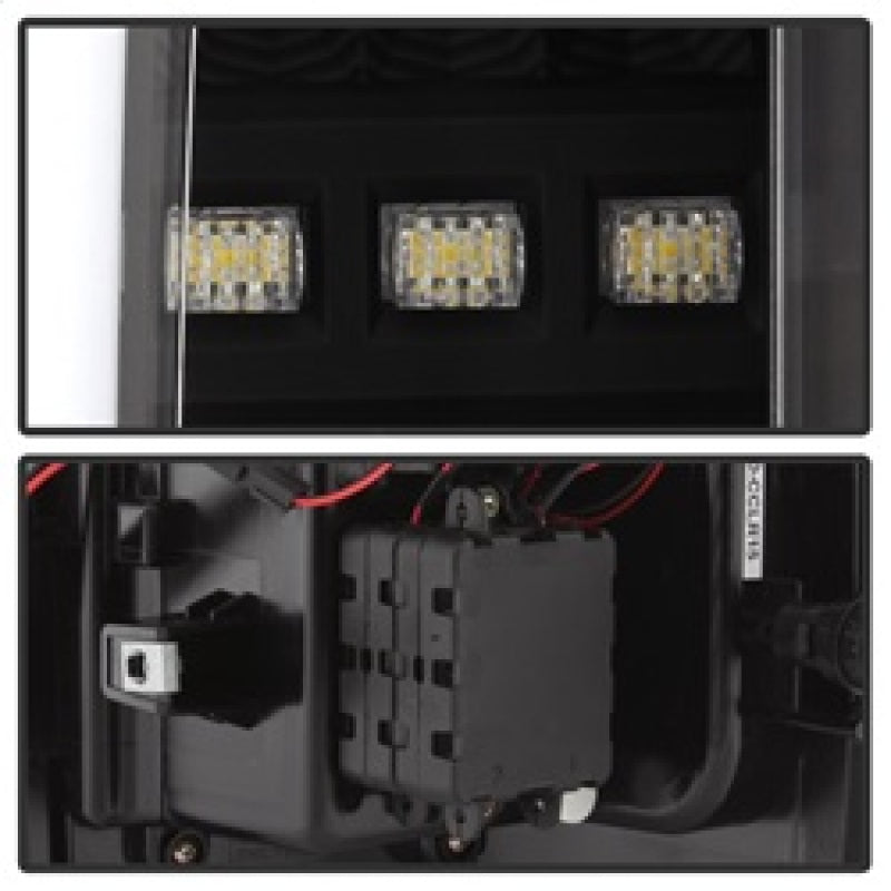 Spyder 5084576 fits Chevy 15-20 Colorado 2017 Light Bar LED Tail Lights - Black