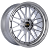 BBS LM228DSPK LM 19x9.5 5x120 ET35 Diamond Silver Center Diamond Cut Lip Wheel -82mm PFS/Clip Required