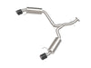 AFE 49-36055-C Takeda 06-13 fits Lexus IS250/IS350 SS Axle-Back Exhaust w/ Carb