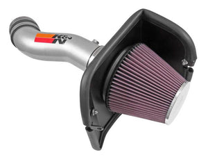 K&N Engineering 77-1569KS K&N 14-15 fits Jeep Cherokee 3.2L V6 High Flow Performance Intake Kit