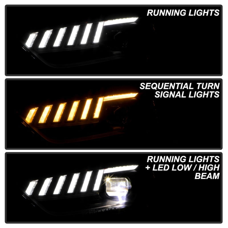 Spyder 5088352 fits Audi 13-16 A4/S4 HID Model Only High-Power LED Headlights -