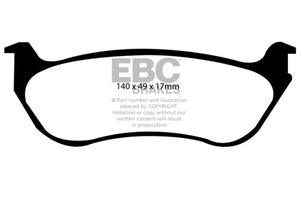 EBC UD690 95-97 fits Ford Crown Victoria 4.6 (Phenolic Pistons) Ultimax2 Rear Brake Pads