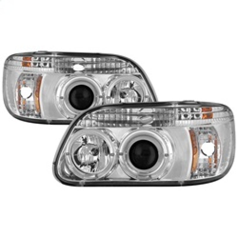 Spyder 5010148 fits Ford 95-01 Explorer 1PC Projector Headlights LED Halo Chrm
