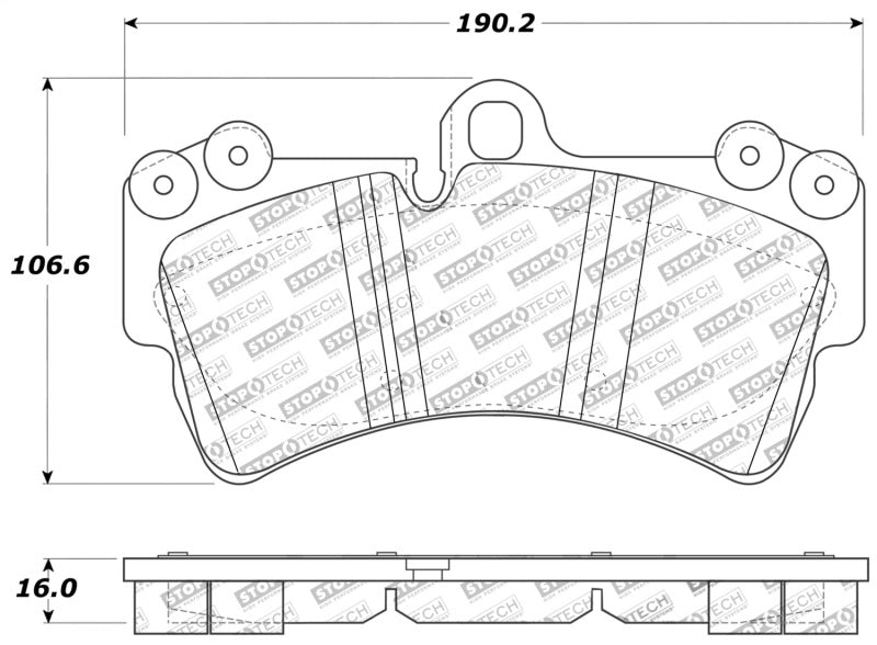 Stoptech 309.0977 Performance Porsche Brake Pads