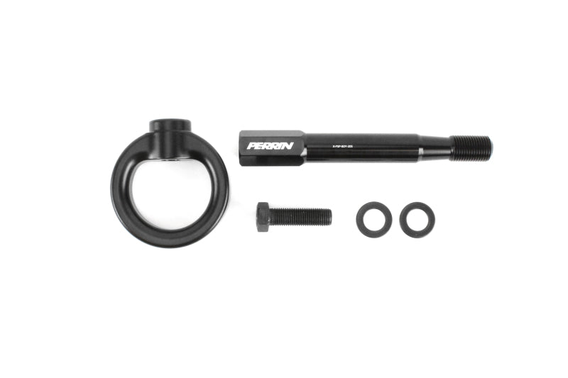 Perrin PSP-BDY-250BK 08-14 fits Subaru WRX/STI Hatchback Tow Hook Kit (Rear) - Black