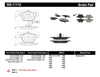 Stoptech 309.1111 Performance 08-13 fits Audi TT Quattro / 12 VW Golf R Front Brake Pads